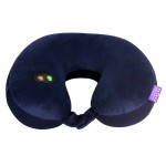 VIAGGI Microbead U Shape Vibrating Travel Neck Massage Pillow - 6 mode